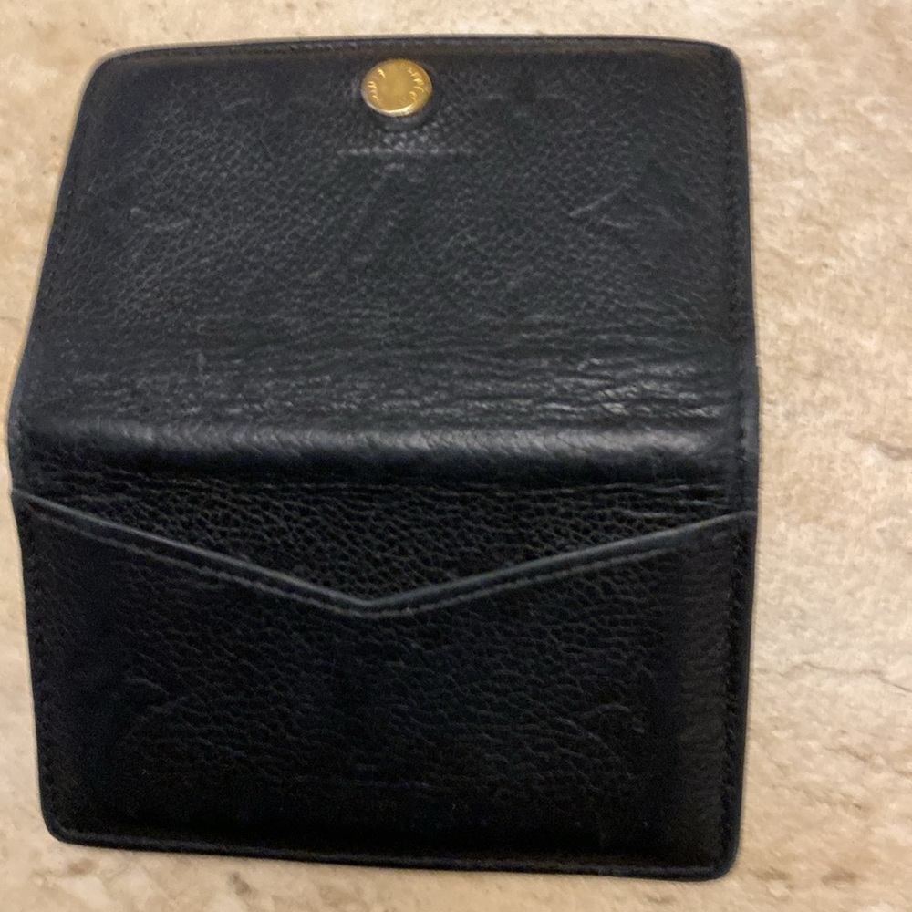LOUIS VUITTON Black Monogram Empreinte Leather Multicartes Wallet with COA - Picture 5 of 10